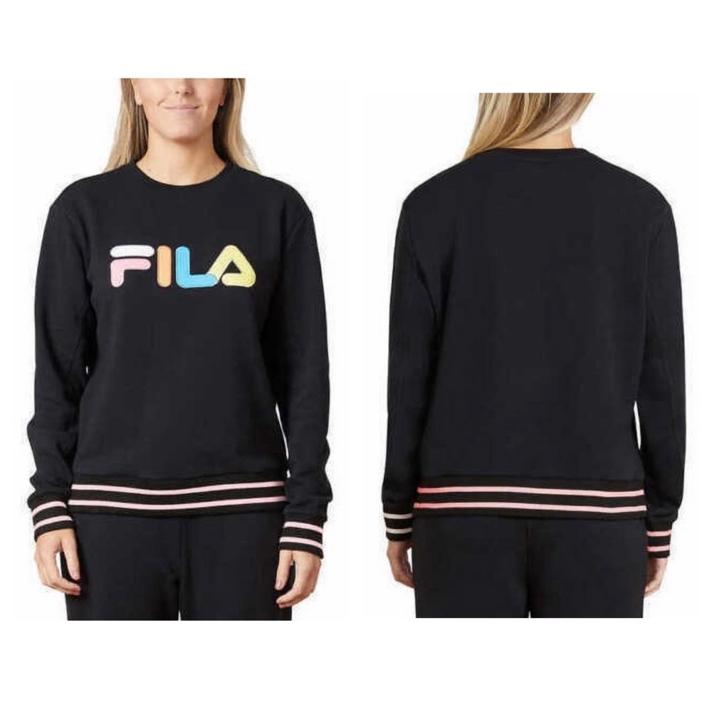Fila Womens Terry Crewneck Women’s Pullover Sweatshirt Size XXL.